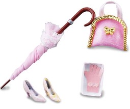 Ladies&#39; Parasol &amp; Purse Set Reutter 1.445/6 Umbrella DOLLHOUSE Miniature  - £20.46 GBP