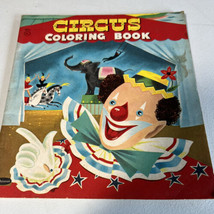 Coloring Book Whitman Circus Coloring Book Lightly Used 1956 6.5 x 7.5 I... - $7.66