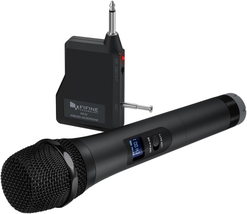 Wireless Microphone,Fifine Handheld Dynamic Microphone Wireless Mic System for K - £40.70 GBP