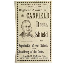 Canfield Rubber Co Worlds Fair 1894 Advertisement Victorian Fashion ADBN... - £15.44 GBP