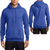 MENS Heather Hoodie Pullover Sweatshirt Warm Hooded S, M, L, XL NEW - £15.66 GBP+