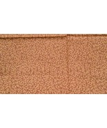 Fabric Michael Miller NEW Fat Qtr Floral Tan Design on Chocolate Brown $... - $2.55