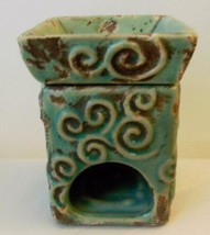 Pottery Scent Warmer New David Allen Turquoise Made to Look Old - £14.77 GBP