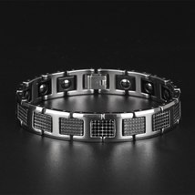 On Sales High Polished Tungsten Steel Man Bracelet Gifts Best Friend Mens Bracel - £25.91 GBP