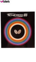 Butterfly Tenergy 05 2.1mm Red Table Tennis Racket Rubber High Tension NWT - $86.31