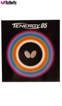 Butterfly Tenergy 05 2.1mm Red Table Tennis Racket Rubber High Tension NWT - £65.37 GBP