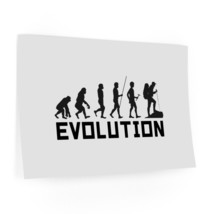 Evolution Wall Decal: Hike into History with Ancient Silhouettes - £25.52 GBP+