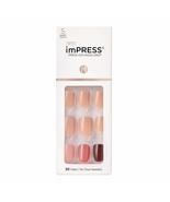 KISS imPRESS No Glue Mani Press On Nails, Design, &#39;Rain Check&#39;, Blue, Sh... - $9.79+