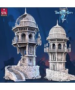 3D Printed STL Miniatures Bell Tower The Frost City 2 28 - 32mm War Gami... - €195,29 EUR+