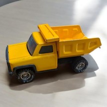 Vintage 1970s Buddy L Yellow Dump Truck Pressed Steel Toy - £14.83 GBP