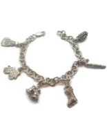 Christmas Gift Silver Charms Bracelet For Wom... - $2,766.38 MXN