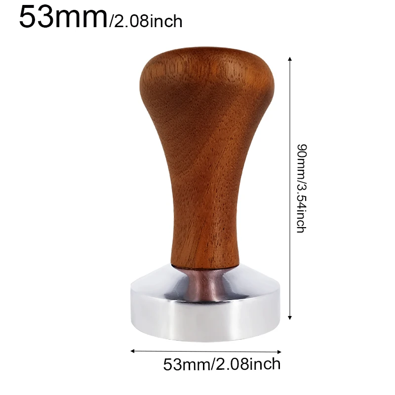 51MM 5M 58MM Flat Tampers Base Press Barista Espresso Coffee Tamper With  Mat Do - £97.68 GBP