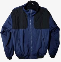 Cabelas Men M Two Tone PU Coated Fleece Lining Full Zip Pocket Outdoor Jacket - £34.67 GBP