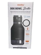 Asobu Dog Bowl Attached to Stainless Steel Insulated Travel Bottle 33oz ... - $26.47 CAD