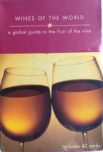 &quot;Wines of the World Cards&quot; 42 cards, Global Guide to the Fruit of the Vine. - £1.18 GBP