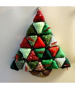 New Large Thick Quilted Christmas Tree Door Wall Decoration 22 x 21 x 2.5&quot; - $6.95