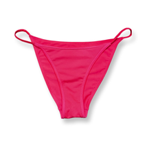 La La Swim Womens Bikini Bottom Pink Brazilian Stretch Swimwear M New - £19.25 GBP