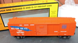 MTH RailKing 30-7483 6464-2001 Orange WP Western Pacific Boxcar - $39.99