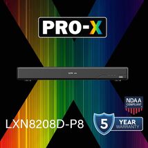 LXN8208D-P8 Pro-X 8CH IP Up to 16MP Human and Vehicle Detection 8 PoE ND... - $419.65