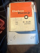 Vintage NOS OEM Delco Remy Distributor Cap D318 / 1957693 - Sealed Origi... - £34.65 GBP