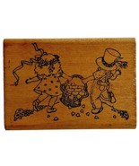 All Night Media Stamp 1988 Used Vintage Two Young Lovers Basket Of Heart... - $377.05 MXN