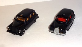 Matchbox &amp; FEVA Lot of 2 Loose Cars London Taxi Black - £2.01 GBP