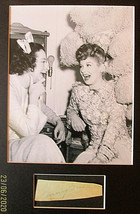 Fannie Brice: Lucile Ball (Funny Girl) Original Cut Autograph &amp; Photo (Wow) - £315.80 GBP