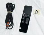 Apple A1962 4th Gen Siri TV Remote 4K Tested-Good Battery-OEM-W LONG USB... - $26.99