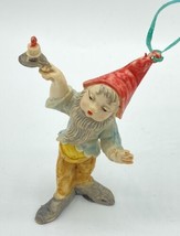 VTG Fontanini Italy Depose Gnome Elf Dwarf Figurines Spider Mark 3” Ornament - £11.65 GBP