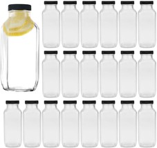 Vintage Water Bottles,Glass Drinking Bottles 16oz,Square Beverage Bottles 500ml - £33.55 GBP