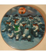 Coke Coca Cola Round Polar Bears Winter Scene Tin w/ Lid 1993 - $9.21 CAD