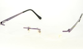 New Lisbon By Vera Cruz Purple Eyeglasses Glasses Metal Rimless 50-18-140mm - £24.91 GBP