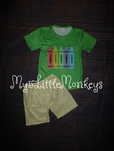 NEW Boutique Back to School Boy Shorts Outfit Set - £6.63 GBP