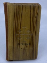The Small Roman Missal Carved Olivewood Cover Jerusalem/Bethlehem 1962 Belgium - £39.51 GBP