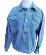 Gitano Jeans Jacket Womens M Bleach Distressed Denim Coat 80s New Wave Punk - $462.92 MXN