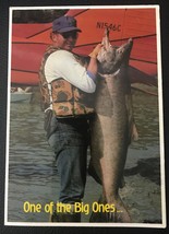 1988 Postcard - Kenai River Alaska &quot;One of the Big Ones&quot; 84 lb. King Salmon  - £2.91 GBP