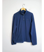 Dakine Mens 1/4 Zip Fleece Pullover Size Large Naval Academy Blue Casual... - $34.99