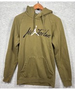 Air Jordan Hoodie Mens S Olive Green Hoodie Jumpman - $553.78 MXN