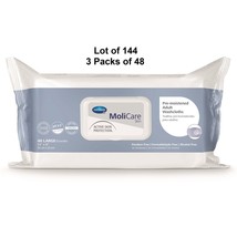MoliCare Skin Personal Cleansing Wipe 9 x 13&quot; Adult Wipe Scented, 144 Wipes - £18.28 GBP