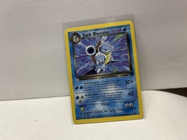 Dark blastoise non holo Pokemon card 20/82 - £11.67 GBP