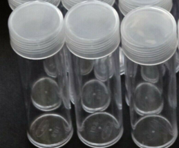 You Pick 3 BCW Penny,Nickel,Dime,Quarter,Half Dollar Round Plastic Coin Tubes - $6.99