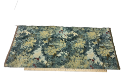 Scalamandre Marly Blues Floral Multiuse Exclusive Fabric Remnant 22&quot; L X 51&quot;W - £156.44 GBP
