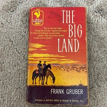 The Big Land Western Paperback Book by Frank Gruber from Bantam Books 1957 - £9.56 GBP