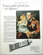 1927 Print Ad Mennen Shaving Cream Dad &amp; Daughter Newark,New Jersey - £9.30 GBP