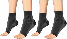 Ankle Sleeve (2 Pair) for Athletic &amp; Medical Use for Men &amp; Women - Arch ... - £14.20 GBP