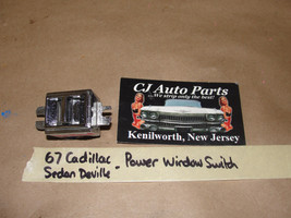 Oem 67 Cadillac Sedan Deville Right Power Window Switch Single **Tested** - £39.56 GBP