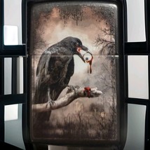 New 2013 Zippo Lighter Gothic Raven Crow On Branch - $35.64
