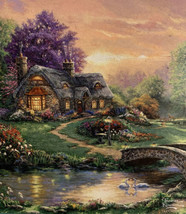 2021 Sweetheart Retreat Thomas Kinkade Fridge Magnet 3&#39;&#39;x3.75&#39;&#39; NEW - £2.81 GBP