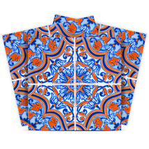 4&quot; X 4&quot; Blue Rust Zio Removable Peel And Stick Tiles - $1,756.43 MXN