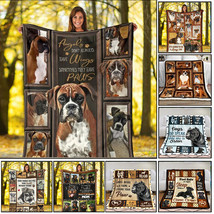 Funny Boxer Dog Fleece Blankets Gift Cute Cane Corso Dogs Pet Lover Sofa Blanket - £49.24 GBP+